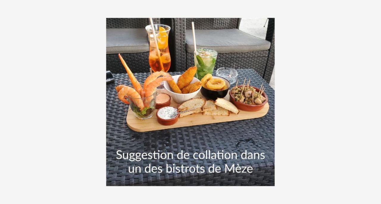 Le Vent Dans Les Voiles - Appartement Classe 4 Etoiles Mèze Esterno foto